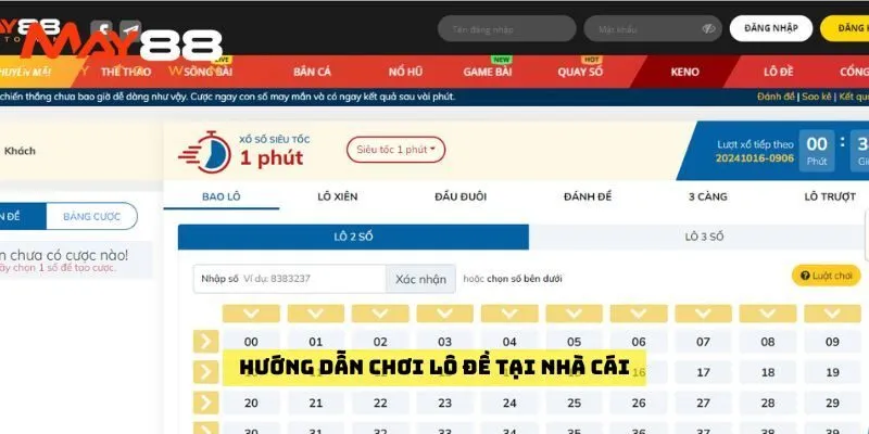 Hướng dẫn chơi lô đề tại nhà cái