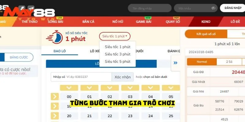 Từng bước tham gia trò chơi