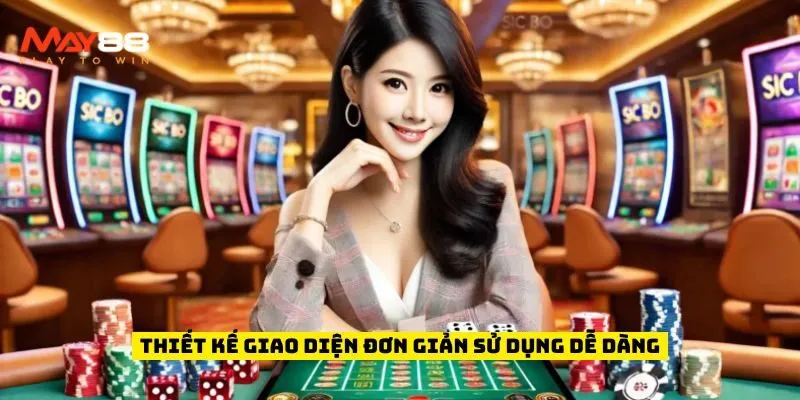 Thiết kế giao diện đơn giản sử dụng dễ dàng